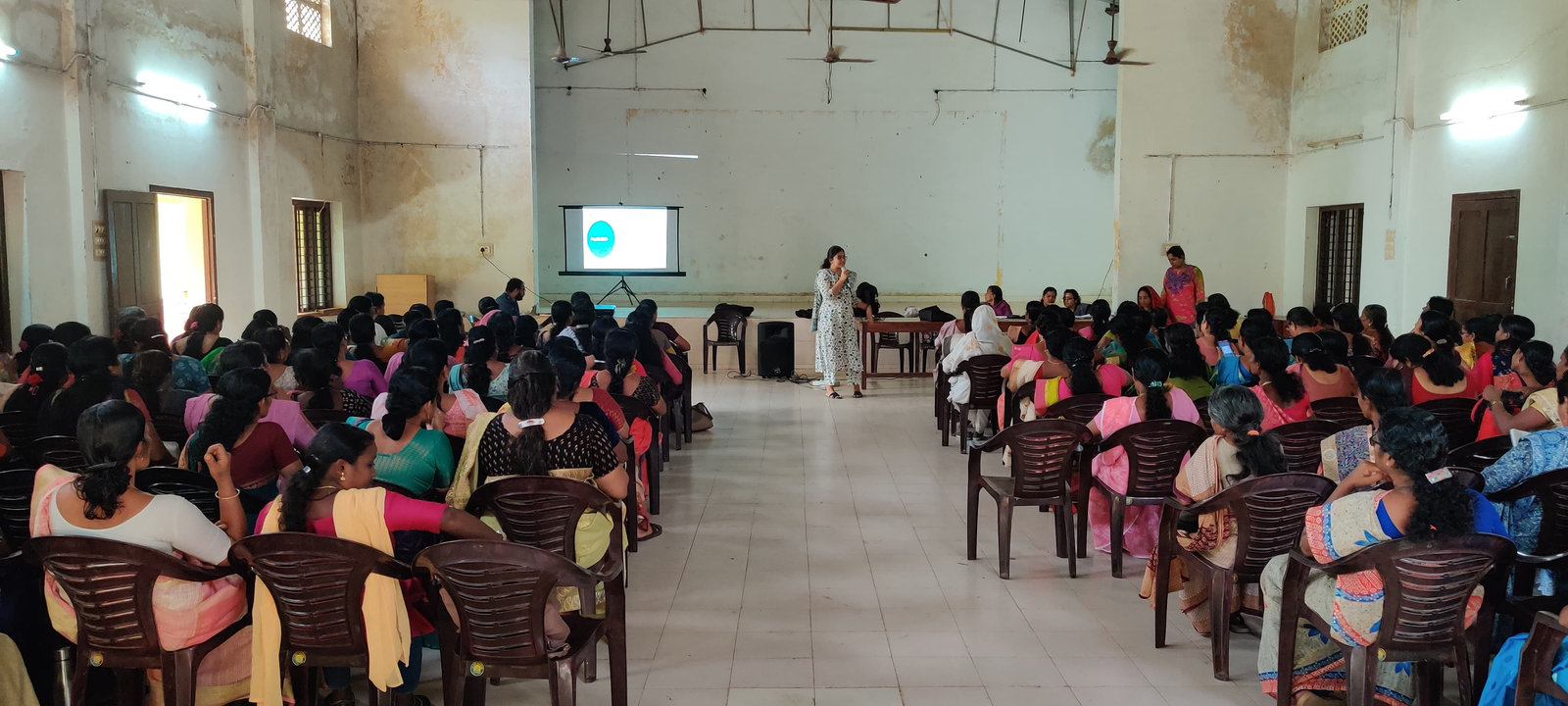 Anganwadi teachers at a training session in Kottathara, Attappady
